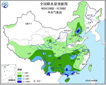 秋雨浇灭全国各地高温京津冀地区仍将有暴雨