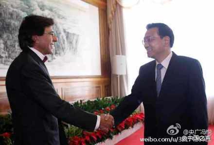 李克强兑现与比利时普通民众约定助其出版回忆录