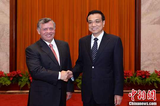 李克强晤约旦国王:丰富中约关系内涵拓展互利合作