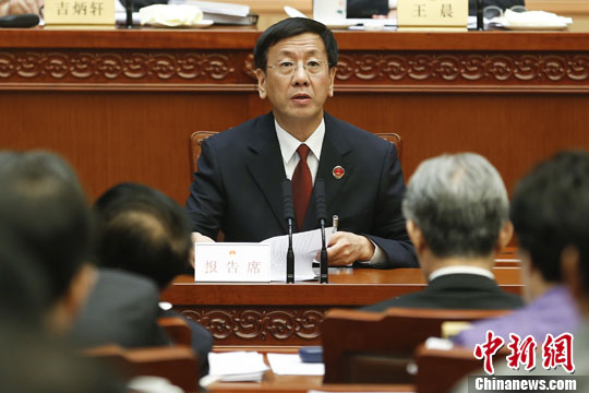 曹建明:2008年以来抓获在逃贪污贿赂嫌犯6694名