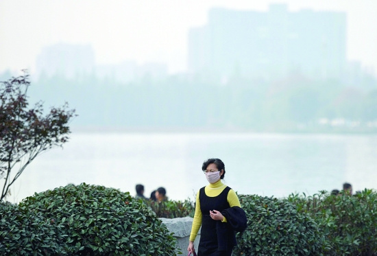 江苏9个城市出现空气重度污染
