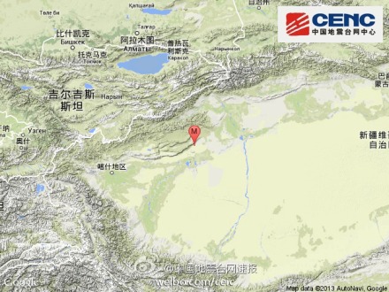 新疆巴楚县发生3.0级地震震源深度8千米