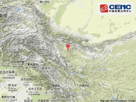 新疆和田县发生3.1级地震震源深度5千米