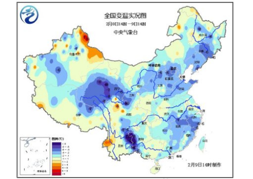 南北方气温持续低迷暴雪蓝色预警解除