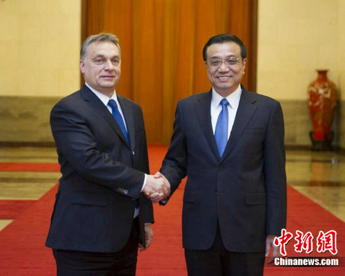 李克强晤匈牙利总理强调深化中匈友好合作伙伴关系