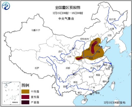 中央气象台发布霾黄色预警京津冀等地局地重度霾