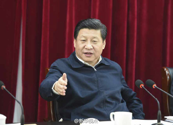 习近平:干部把焦裕禄精神作镜子照照自己(组图)