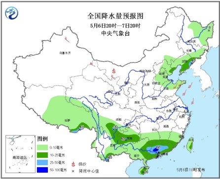 南方降水逐渐增强冷空气影响北方局地降温10℃以上