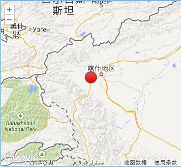 新疆柯尔克孜发生3.6级地震震源深度8千米(图)