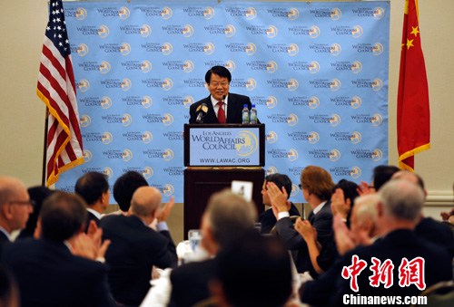 蔡武在洛杉矶演讲:中美文化交流呈迅速发展势头