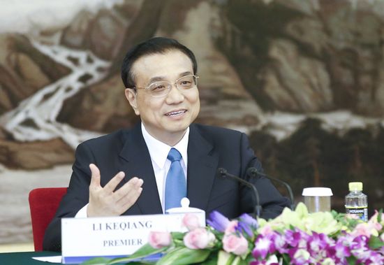 李克强会见全球500强负责人:在管控分歧多下功夫