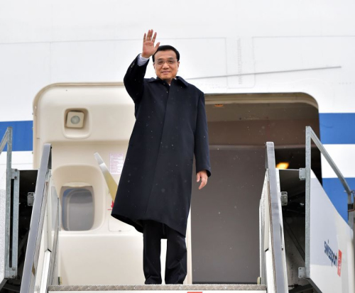 李克强抵达瑞士将为“全球新局势”带来中国方案