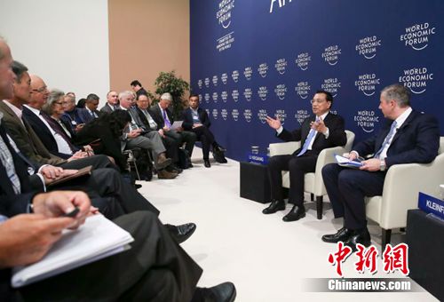 李克强详解全球工商领袖对中国关切(图)