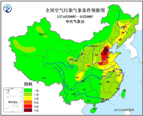 新疆北部有较强降雪京津冀局地将有重度霾(图)