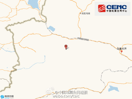 新疆尼勒克县发生3.0级地震震源深度7千米