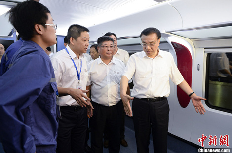 李克强总理助力中国机车驶向世界