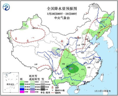 华北局地有扬沙或浮尘天气南方雨势将有所增强