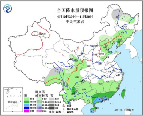 华北黄淮局地将有重度霾东北黄淮部分地区有大雨