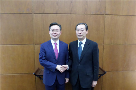 中韩六方会谈团长举行会晤就重启六方会谈交换意见