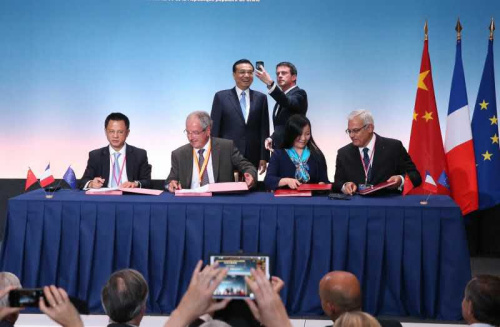 法国总理图卢兹迎候李克强