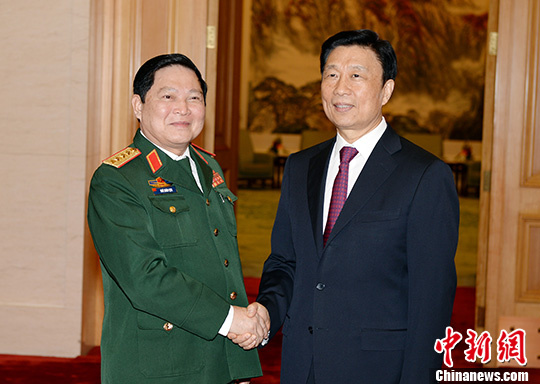 8月29日,中共中央政治局委员,国家副主席李源潮在北京会见越南共产党