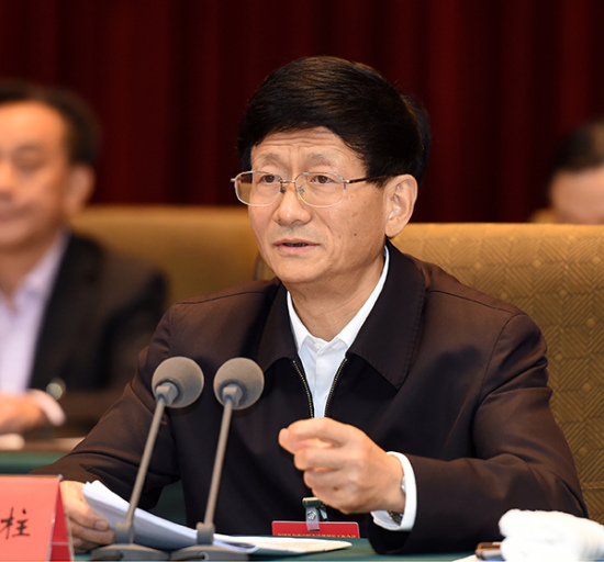 中共中央政治局委员,中央政法委书记,中央综治委主任孟建柱出席会议并