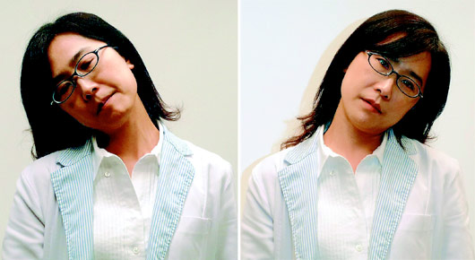 转头绕肩保养操每天六步保养运动图2