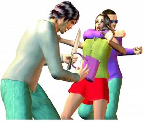 邱震华说(左)说,两名中国女子遇劫,遭匪徒共刺14刀,其中一匪被激怒的