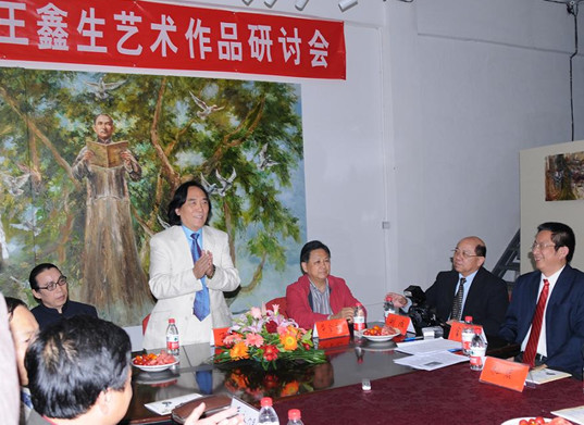 旅美画家王鑫生油画展将在上海美术馆开幕