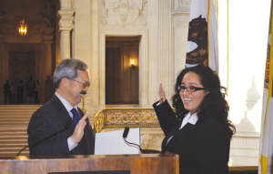 李孟贤任命旧金山第五区市议员完成任上首件政务