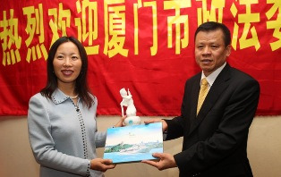 南部非洲福建同乡总会欢迎厦门市政法代表团到访