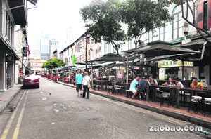 新加坡唐人街牛车水美食街将翻新业者停业半年