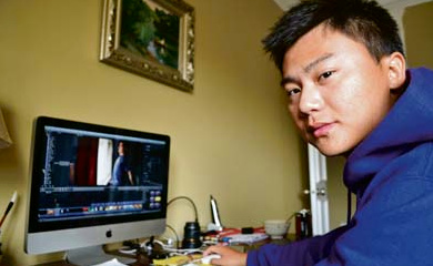 加拿大华裔大学生拍微电影圆导演梦反映留学心态