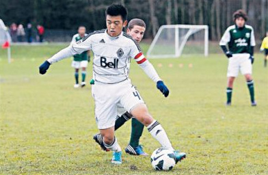 17岁华裔入选加拿大国家队备战U-17世界杯(图)