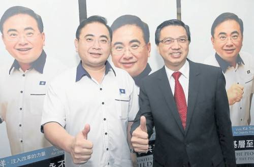 魏家祥宣布竞选马华署理总会长廖中莱现身支持