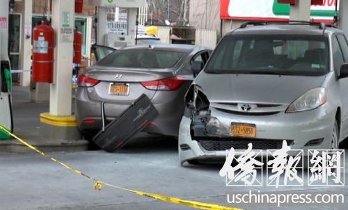 纽约布鲁克林华裔女子驾车失控连撞三车重伤一人