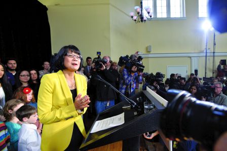 邹至蕙拉开多伦多市长选战序幕自言出身贫困移民