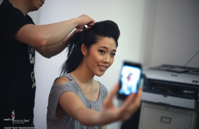 “全能”华裔女孩角逐美国首届华裔模特大赛(图)