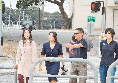 旧金山华埠启用多个交通新标识冀降低车祸风险