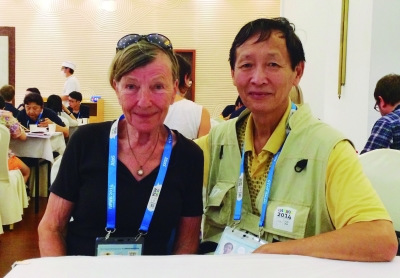 瑞典七旬华人携妻赴青奥会采访报道