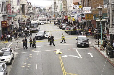 旧金山华埠一路口车祸频发79岁华裔老妇被撞身亡
