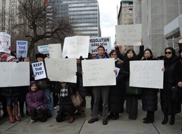 纽约亚裔家长反对特殊高中入学标准多元化