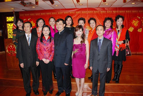 中国驻芝加哥总领馆举办侨学界春节招待会(图)