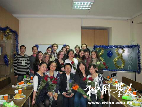 乌克兰国立基辅大学孔院举办妇女节汉语联欢会