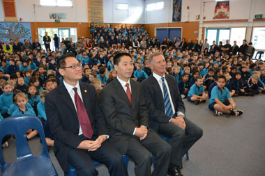 奥克兰一小学举办中国日活动已开设汉语课10年