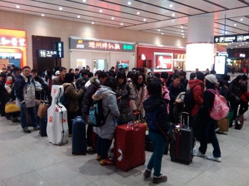 寻根之旅中华民乐冬令营抵京乘高铁感受中国速度