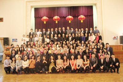 驻蒙古使馆与赴蒙汉语教师志愿者共迎马年新春