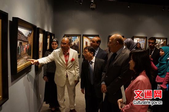 “我眼中的中国”画展亮相开罗(图)