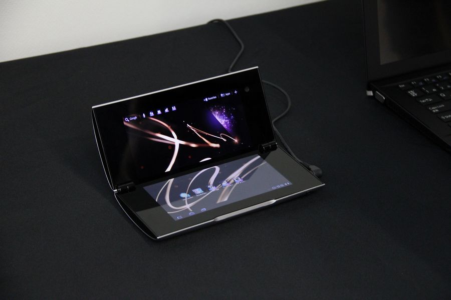 能折叠平板来啦索尼tabletp真机图赏