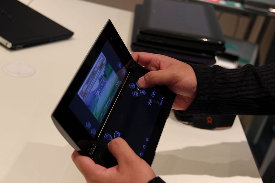 能折叠平板来啦索尼tabletp真机图赏